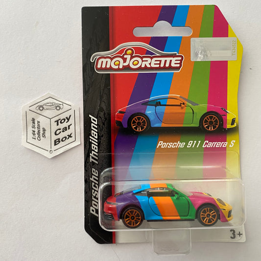 MAJORETTE Porsche 911 Carrera S (1/64* Porsche Thailand 30 Years - Rainbow) I89