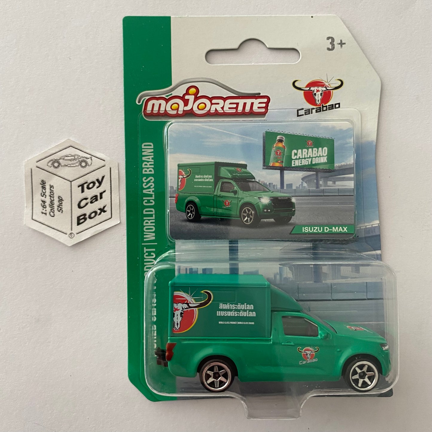 MAJORETTE Isuzu D-Max (Spark Carabao Dang Thailand Edition - 1/64* - Green) F37