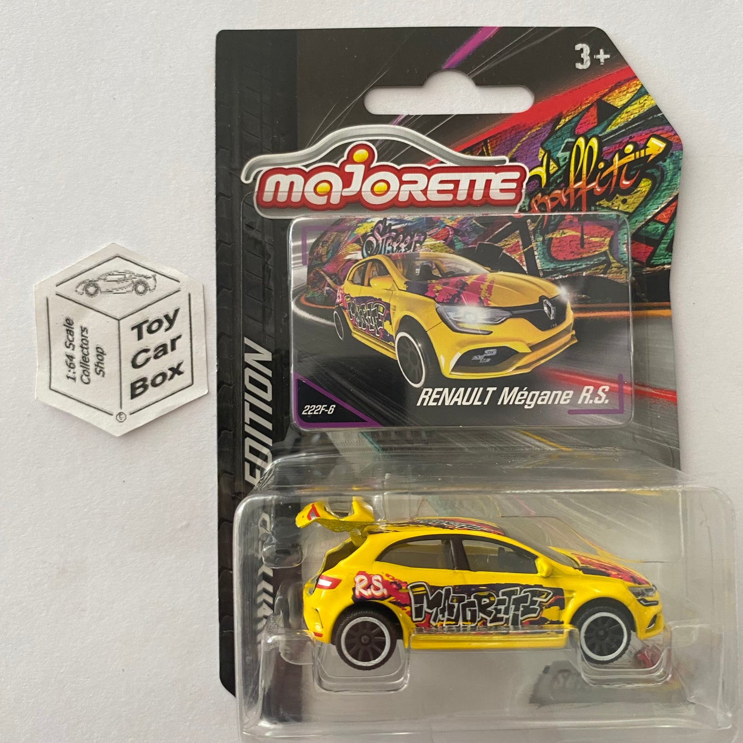 MAJORETTE Renault Megane RS (Limited Edition 11 - 1/64* Scale - Yellow) E49