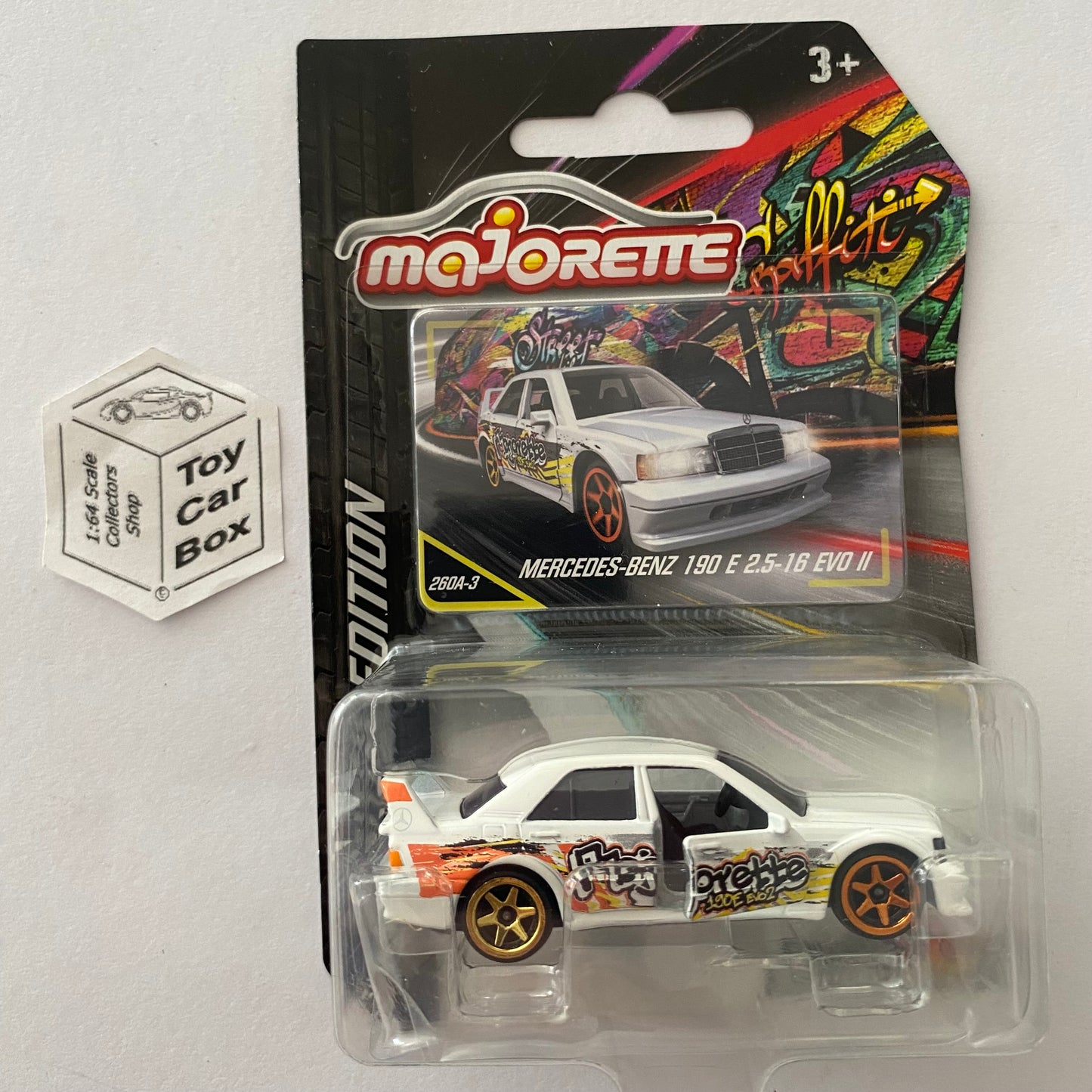 MAJORETTE Mercedes-Benz 190E Evo II (Limited Edition 11 - 1/64* - White) E49