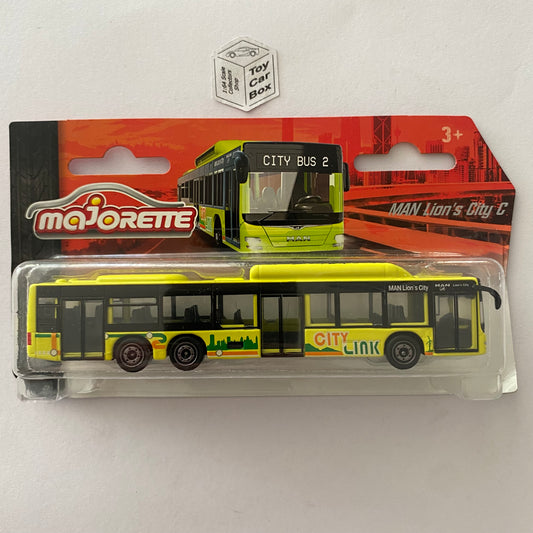 MAJORETTE - MAN Lions City C (Yellow ‘City-Link’ Bus) G69