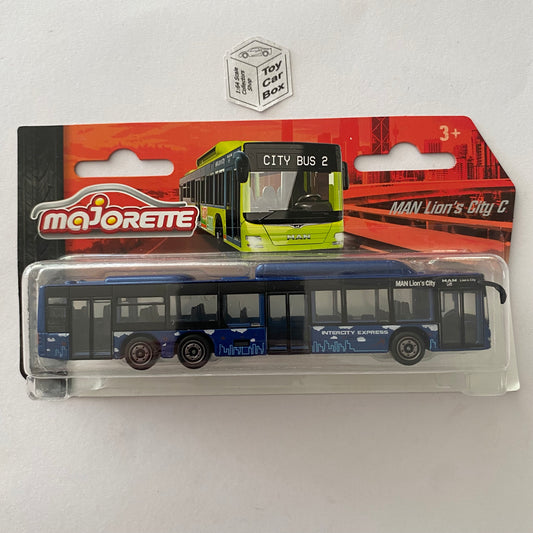 MAJORETTE - MAN Lions City C (Blue ‘Intercity Express’ Bus) G69