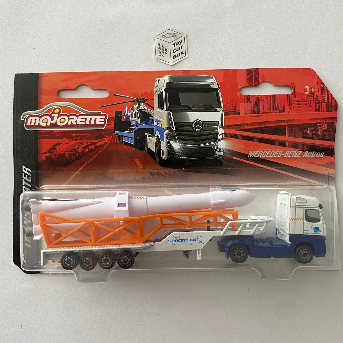 MAJORETTE - Mercedes-Benz Actros (Space Rocket Transporter - New & Unopened) J33