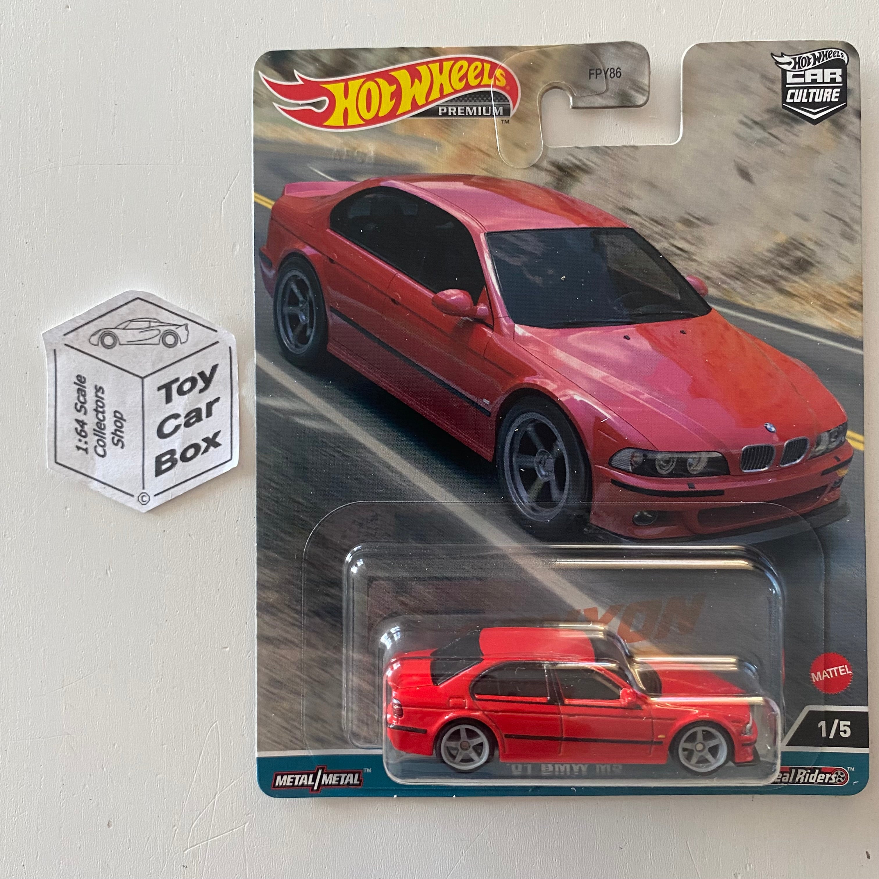 2023 HOT WHEELS Car Culture 01 BMW M5 (Red Canyon Warriors