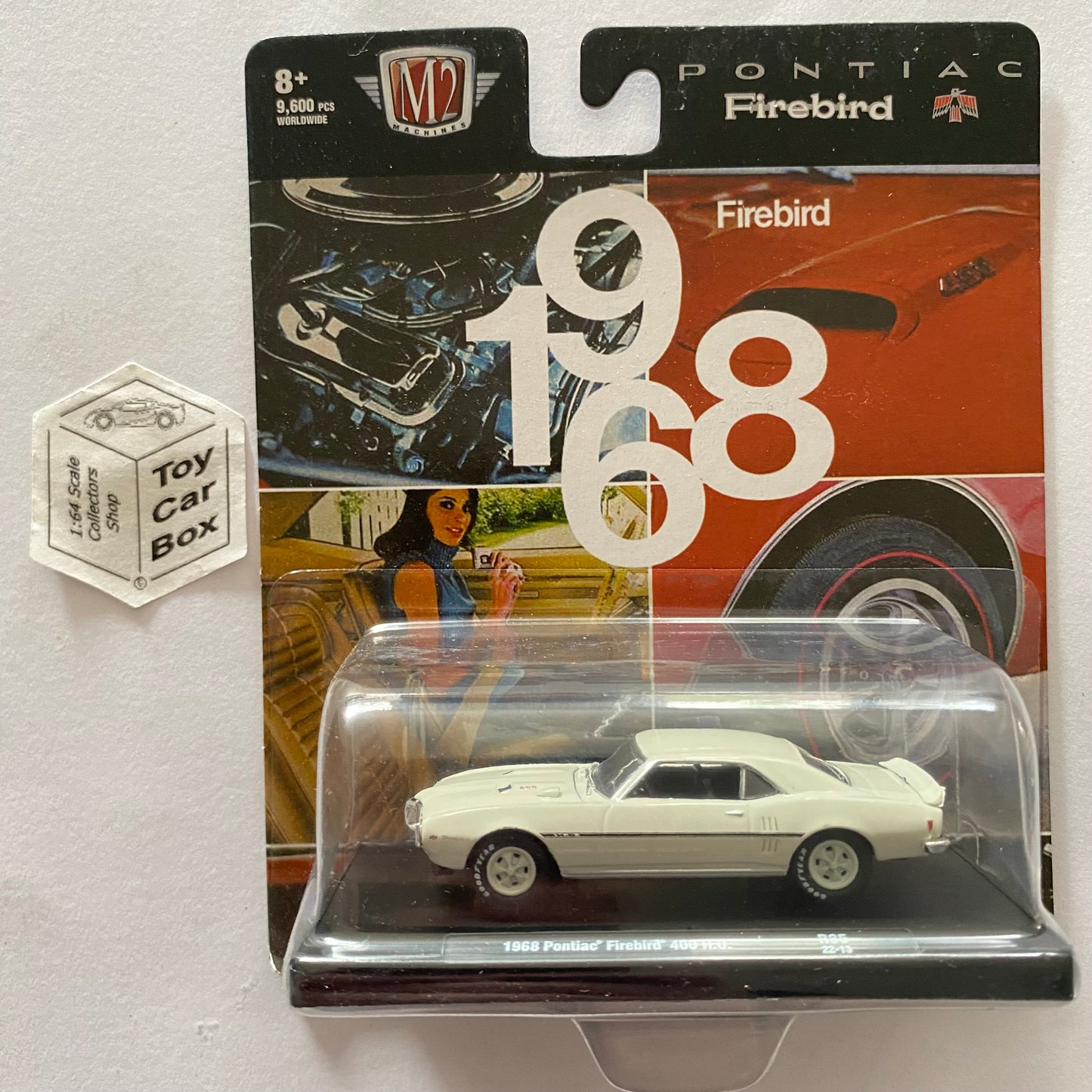 M2 MACHINES - 1968 Pontiac Firebird (Off-white - Auto-Drivers R85 - 1:64) L92g
