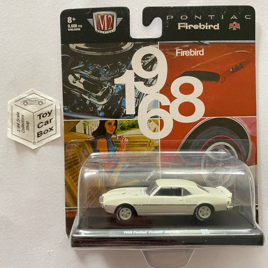 M2 MACHINES - 1968 Pontiac Firebird (Off-white - Auto-Drivers R85 - 1:64) L92g