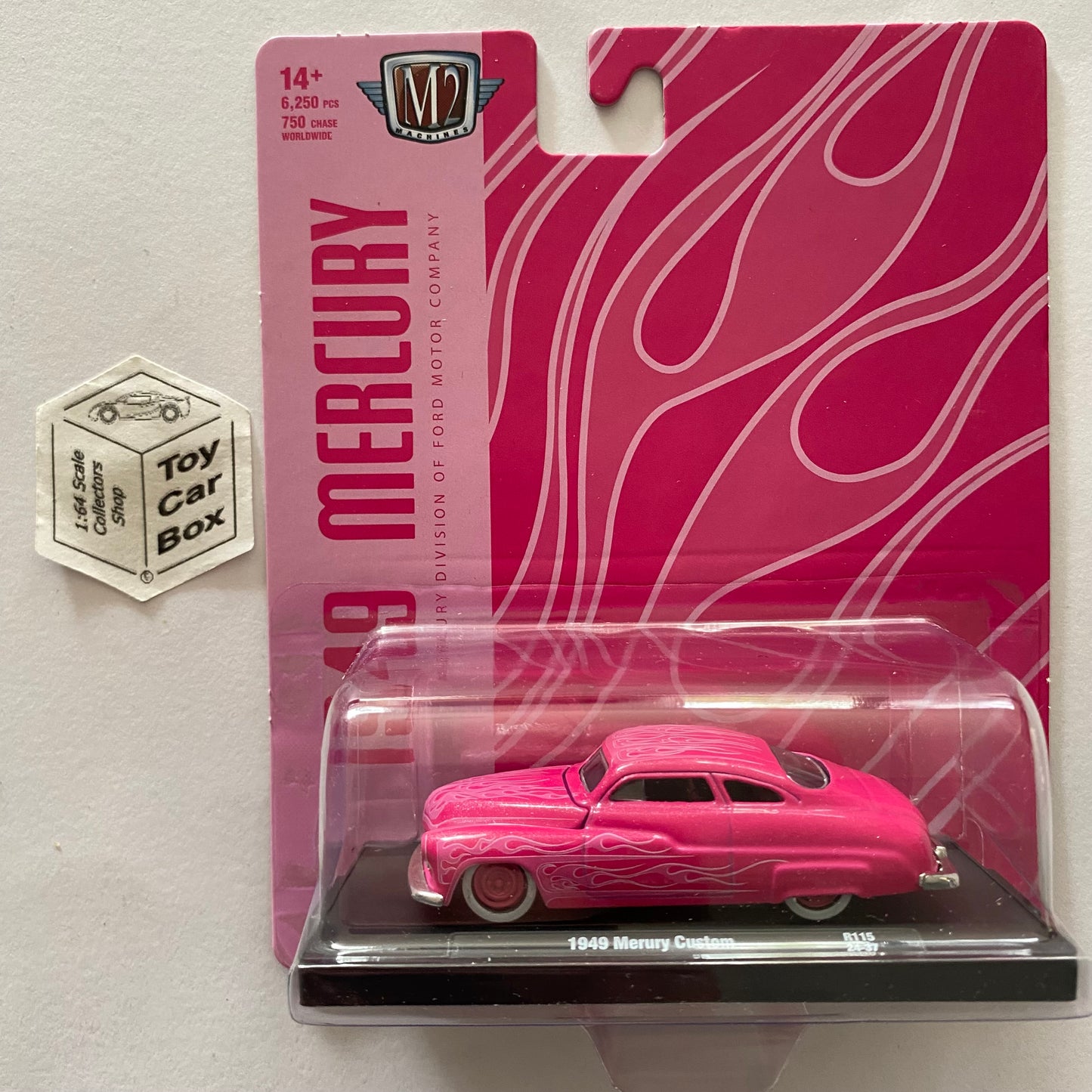 M2 MACHINES - 1949 Mercury Custom (Pink - Auto-Drivers R115 - 1:64) L92g
