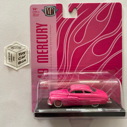 M2 MACHINES - 1949 Mercury Custom (Pink - Auto-Drivers R115 - 1:64) L92g