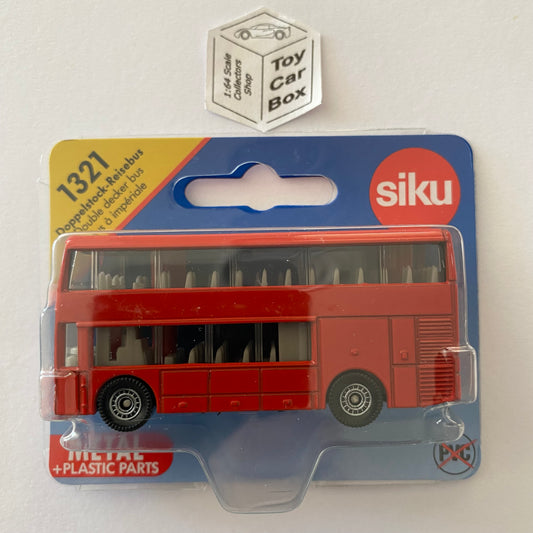 SIKU #1321 - Double Decker Bus (London Red - 3” Model) D79