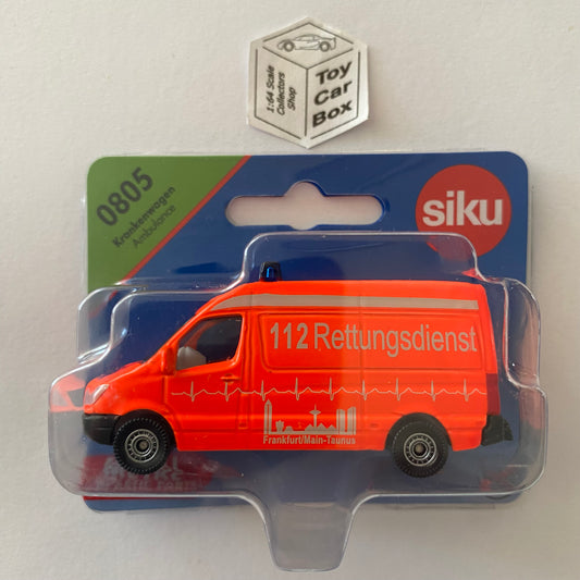 SIKU #0805 - Mercedes-Benz Sprinter (Rettungsdienst Rescue Service 3” Model) C47