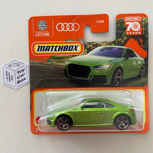 2023 MATCHBOX #2 - Audi TT RS Coupe (Green - Short Card) B64