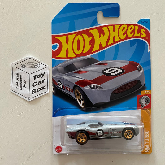 SALE - 2023 HOT WHEELS #165 - Fast Felion (Silver #5 HW Turbo - Long Card) B64