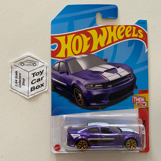 2023 HOT WHEELS #231 - ‘20 Dodge Charger Hellcat (Purple - Long Card) B64