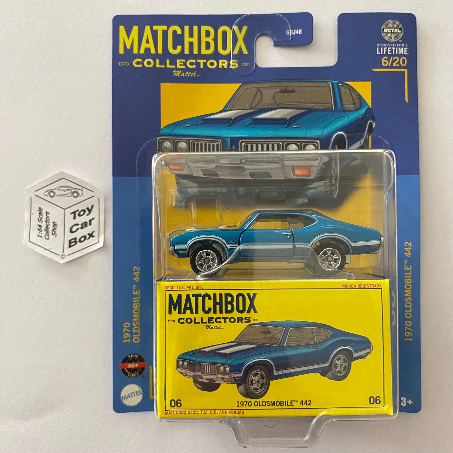 2024 MATCHBOX Collectors #6 - 1970 Oldsmobile 442 (Premium - Blue) J75