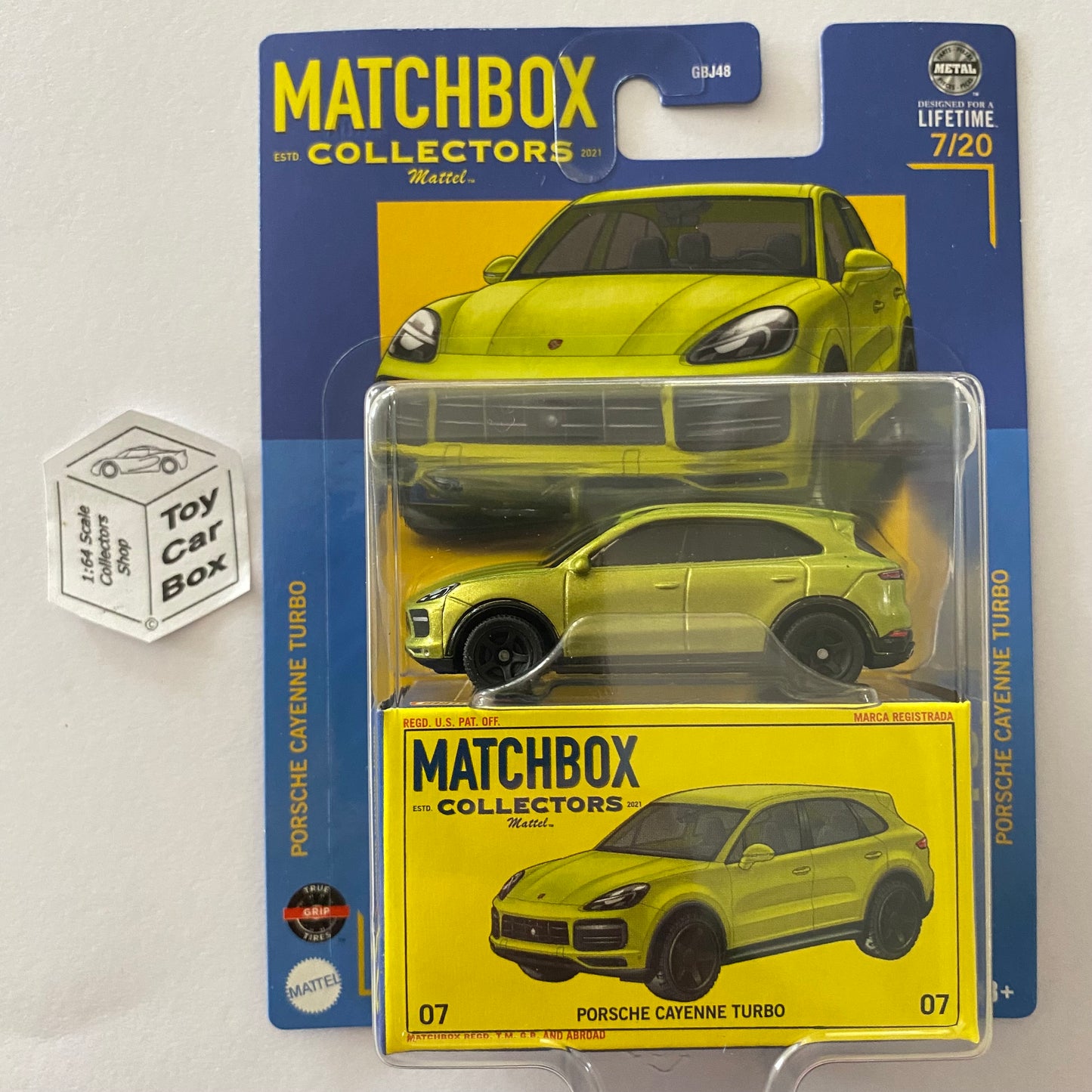 2024 MATCHBOX Collectors #7 - Porsche Cayenne Turbo (Premium - Yellow) J75