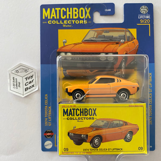 2024 MATCHBOX Collectors #9 - ‘74 Toyota Celica GT Liftback (Premium- Orange) J75