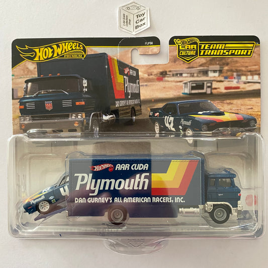 2024 HOT WHEELS Team Transport #63- ‘70 Plymouth AAR Cuda & Sakura Sprinter -V16