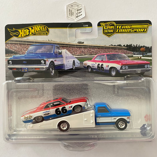 2024 HOT WHEELS Team Transport #64 - ‘66 Chevy Chevelle & Chevy Ramp Truck -V16