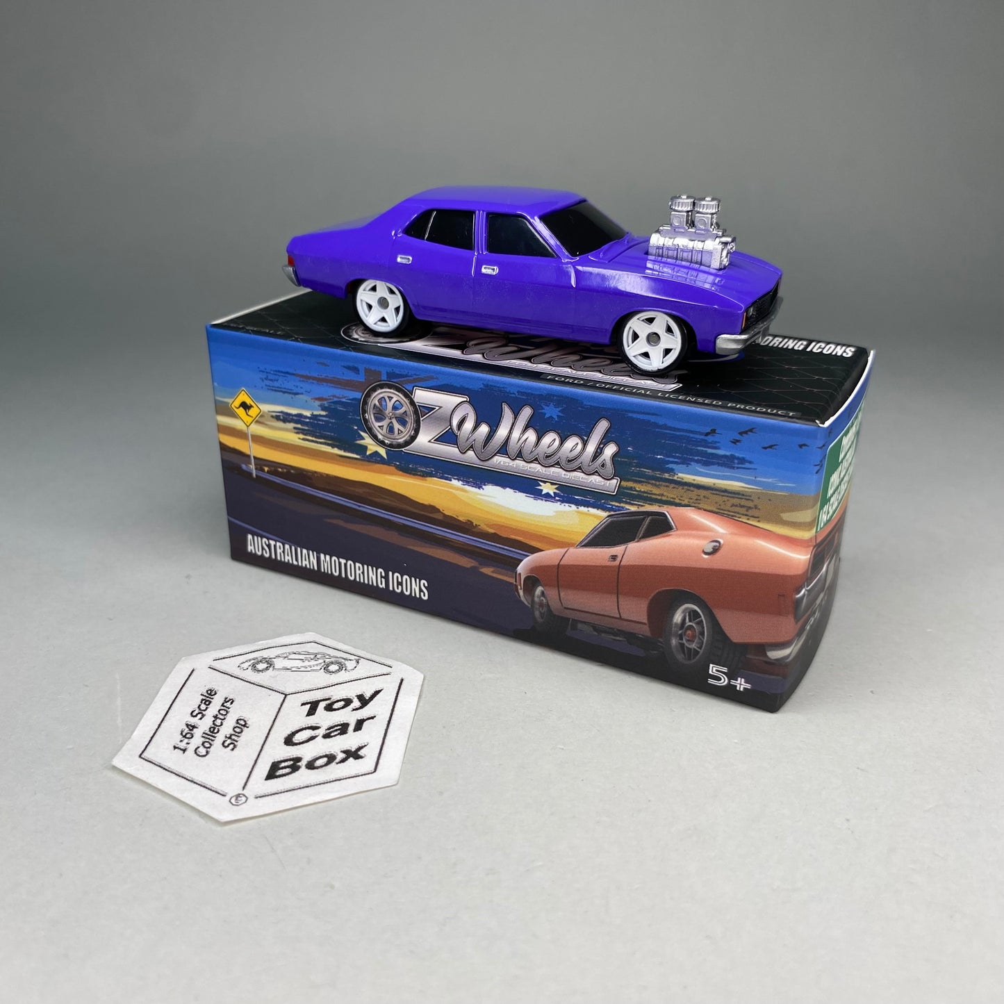 OZ WHEELS Red Bellies - Ford Falcon XC Sedan (Purple - 1:64* Clutch 1) F55