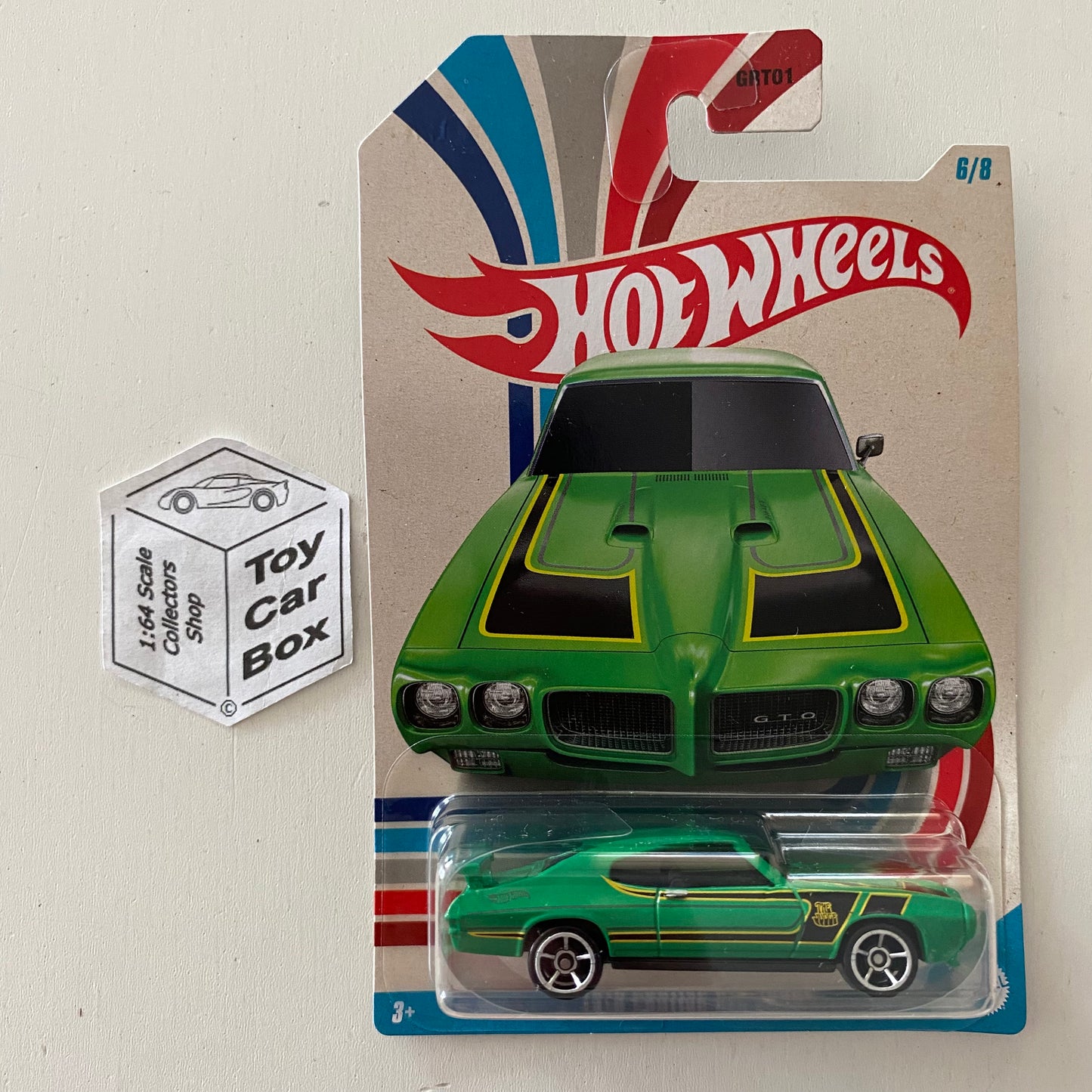 2023 HOT WHEELS Themed 1970 Pontiac GTO Judge Green 6 American Ste Toy Car Box