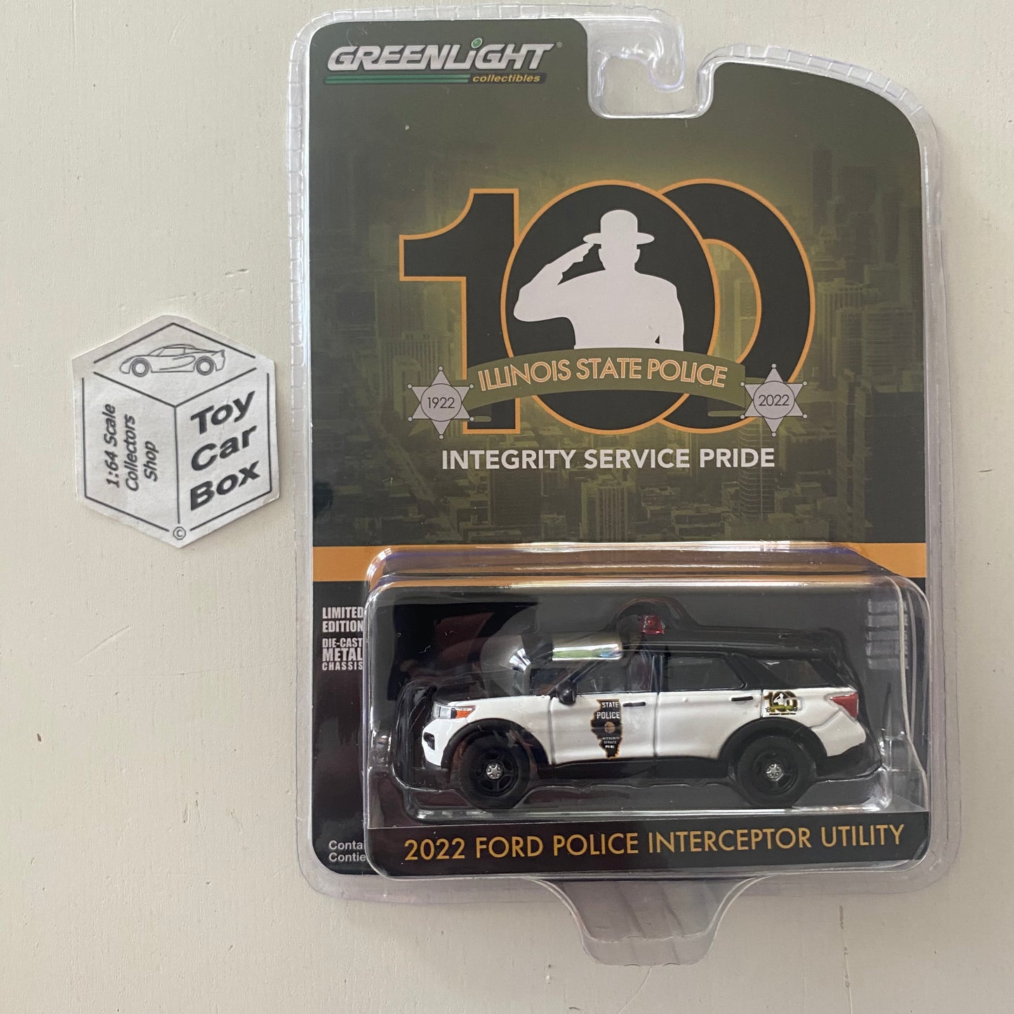 GREENLIGHT - 2022 Ford Interceptor (100 Years Illinois State Police Anniversary) I09g