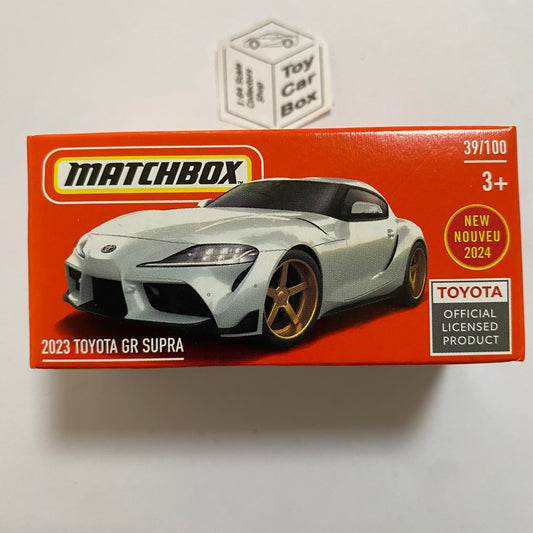 2024 MATCHBOX #39 - 2023 Toyota GR Supra (White - Power Grab) C00