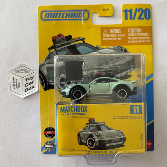 2025 MATCHBOX Collectors #11 - 2023 Porsche 911 Rallye (Premium - Green) H50