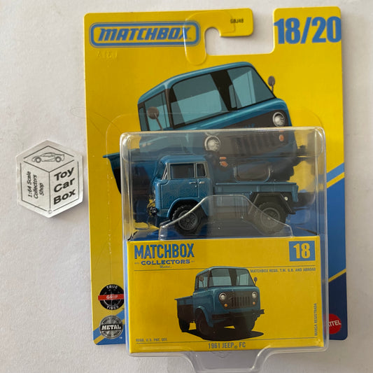 2025 MATCHBOX Collectors #18 - 1961 Jeep FC Truck (Premium - Blue) H50