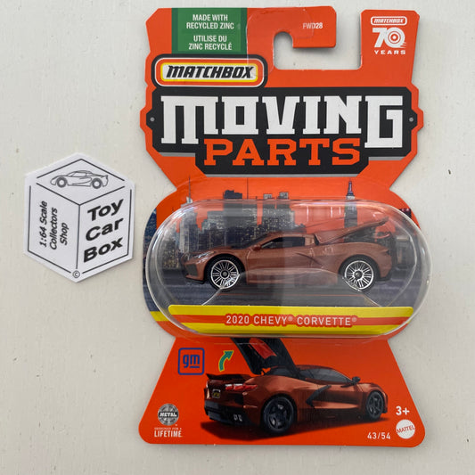 SALE - 2023 MATCHBOX Moving Parts #43 - 2020 Corvette (Copper - Opening Hood) E99