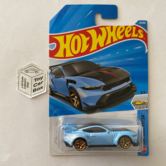 2026 HOT WHEELS #43 - Ford Mustang GTD (Blue #3 Factory Fresh - Long Card) Z90