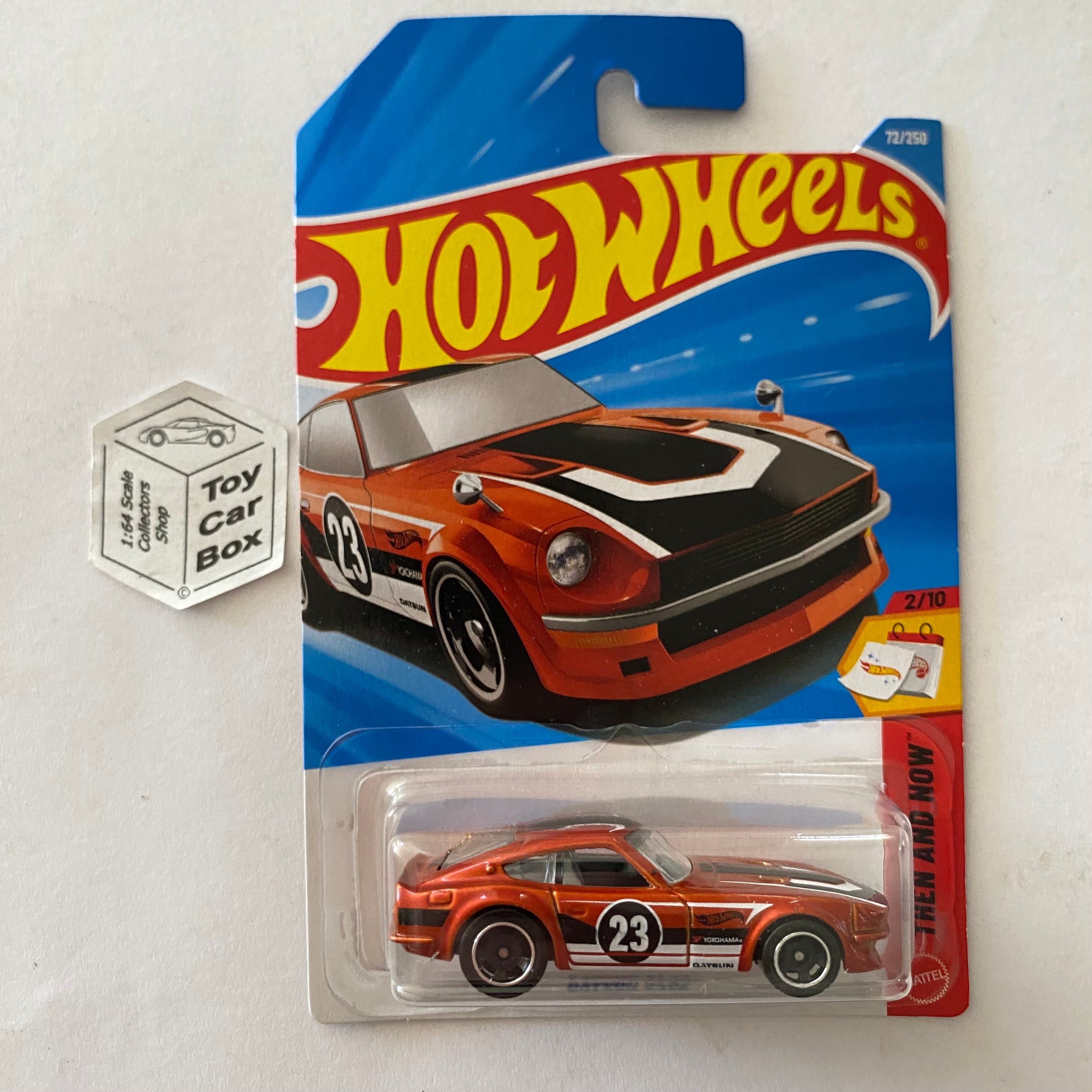 【右向き】 Hot Wheels DATSUN JAPAN限定品 2026 HOT WHEELS #72 - Datsun 240Z (Copper / Metallic Orange - Long