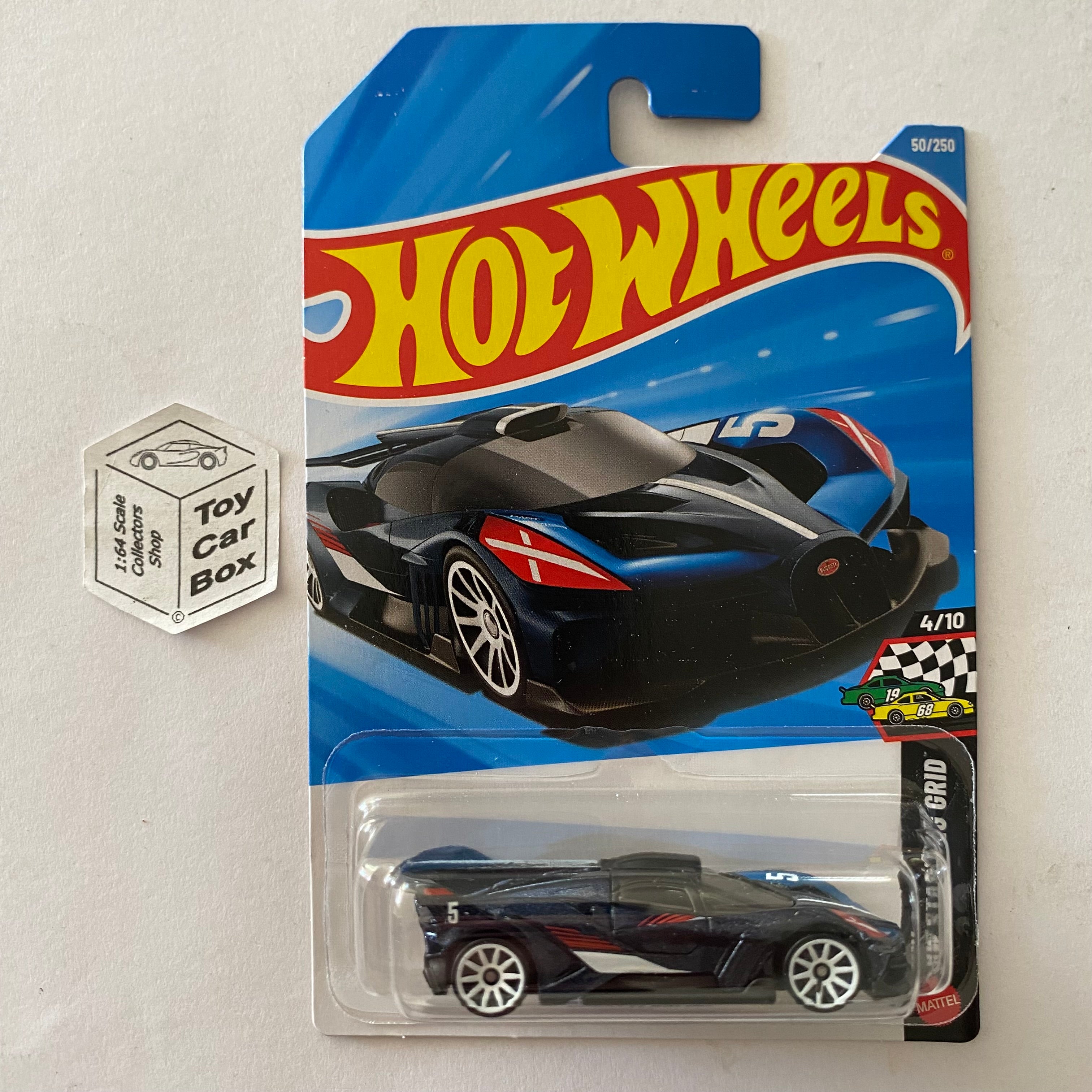 2026 HOT WHEELS #50 - Bugatti Bolide (Blue #4 Starting Grid - Long