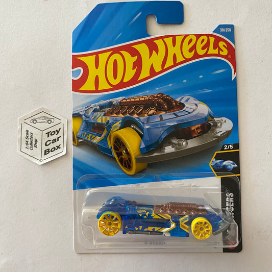 2026 HOT WHEELS #30 - X-Steam (Blue #2 X-Raycers - Long Card) A00