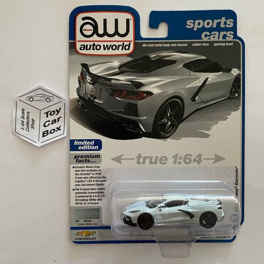 2023 AUTO WORLD - 2022 Chevy Corvette (Ceramic Matrix Grey - Release 3B) M15