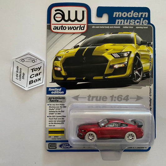 2023 AUTO WORLD - 2021 Ford Mustang Shelby GT500 (Ultra Red Chase - R.3A) M15