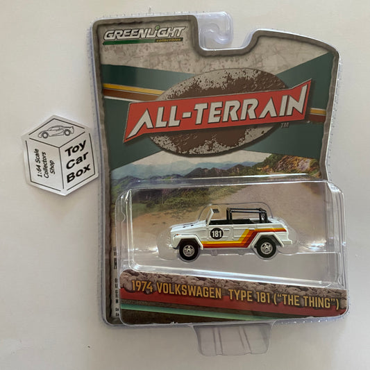 GREENLIGHT - 1974 VW Type 181 The Thing (White - 1:64 All Terrain Series 15) J95
