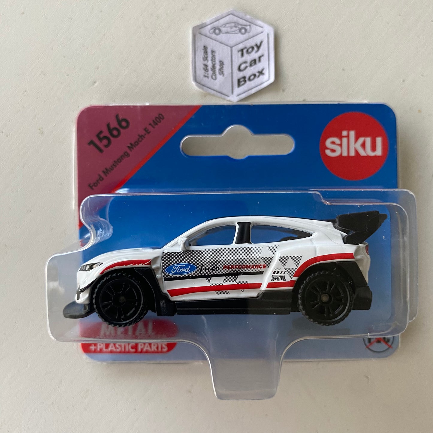 SIKU #1566 - Ford Mustang Mach-E 1400 (White - Approx. 1:63 scale) E50