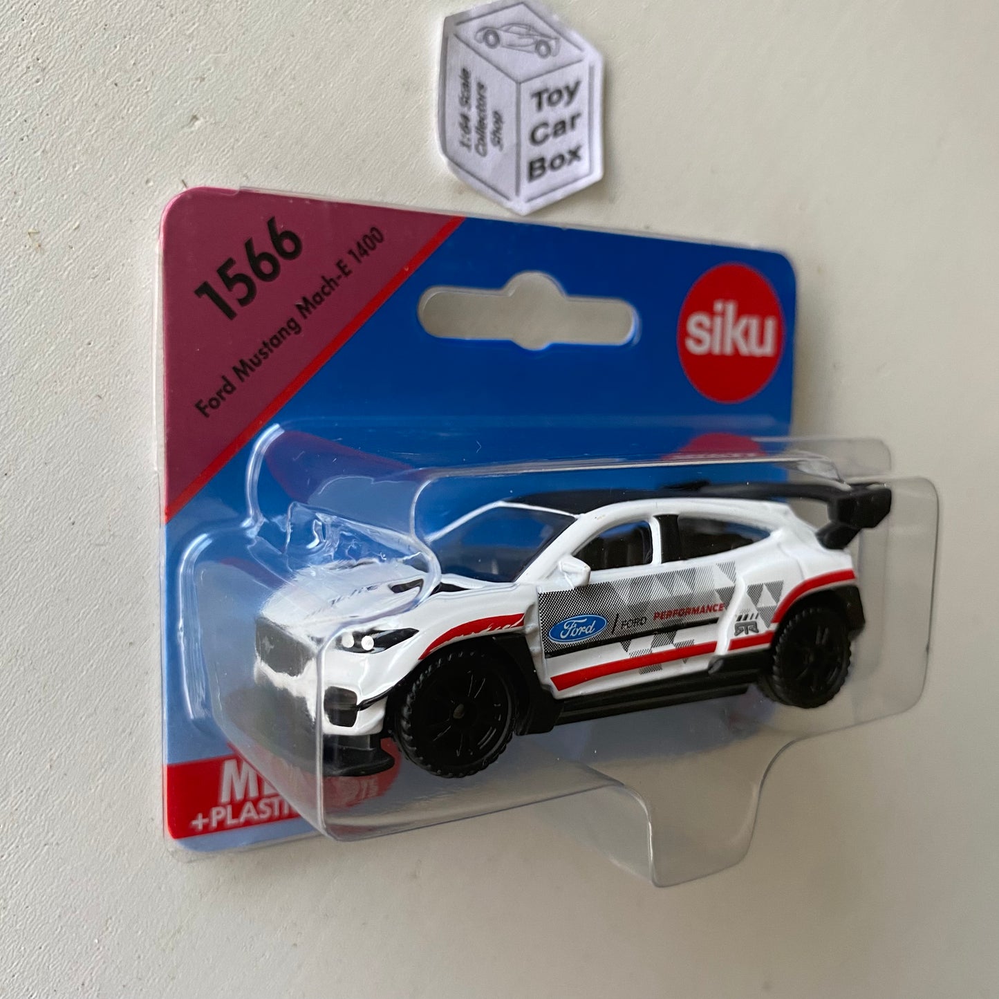 SIKU #1566 - Ford Mustang Mach-E 1400 (White - Approx. 1:63 scale) E50