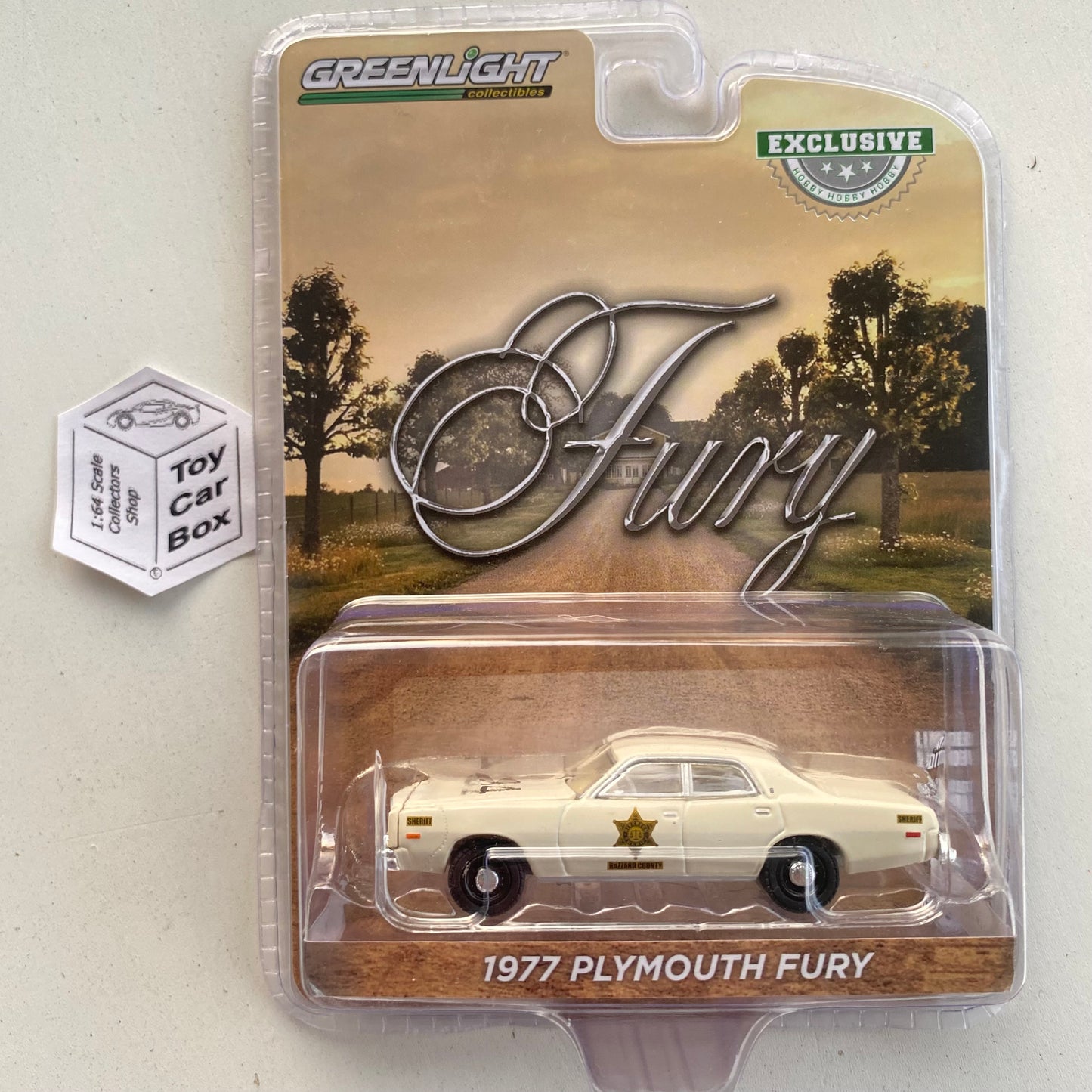 GREENLIGHT - 1977 Plymouth Fury (Sheriff - Hobby Exclusive) J45g