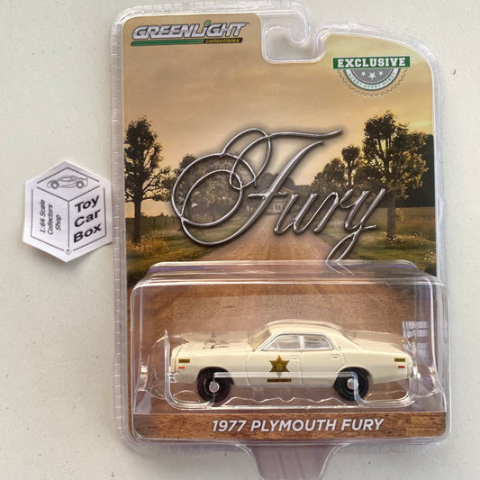 GREENLIGHT - 1977 Plymouth Fury (Sheriff - Hobby Exclusive) J45g