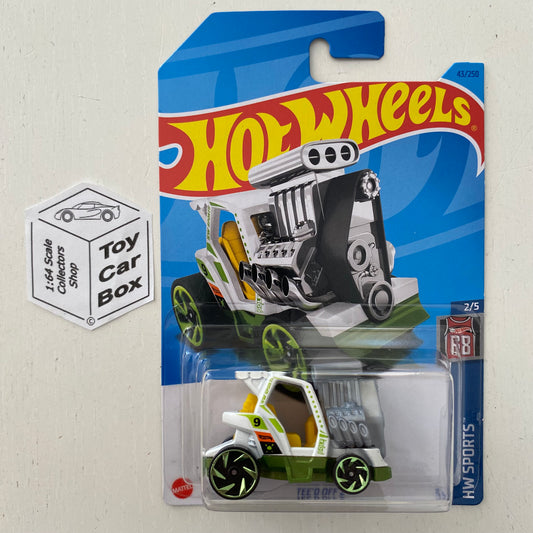 2023 HOT WHEELS #43 - Tee’d Off 2 (White #2 HW Sports - Long Card) B53