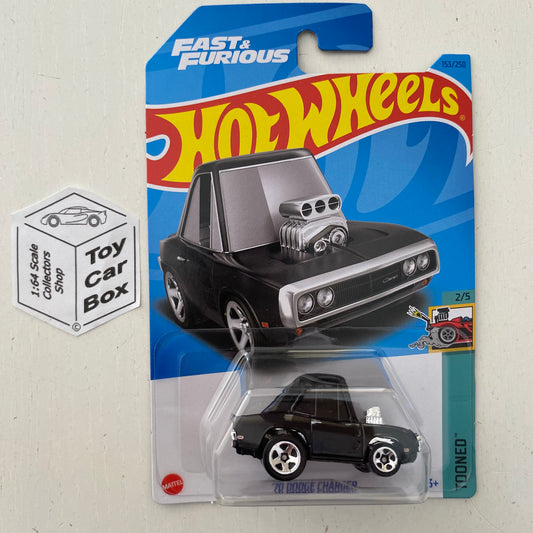 2023 HOT WHEELS #153- ‘70 Dodge Charger (Tooned Fast & Furious - Long Card) B53