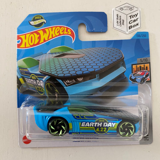 2023 HOT WHEELS #136 - Solar Reflex (Earth Day #6 HW Metro - Short Card) A26