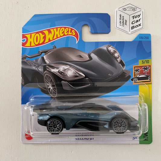 2023 HOT WHEELS #178 - Celero GT (Blue/Grey #3 HW Exotics - Short Card) A26