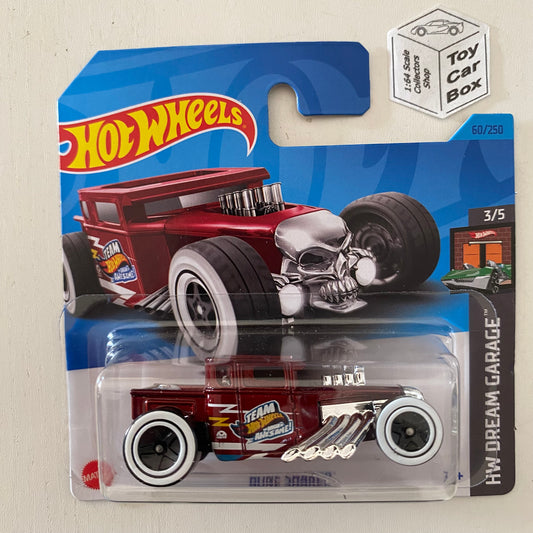 2023 HOT WHEELS #60 - Bone Shaker (Red #3 HW Dream Garage - Short Card) A26