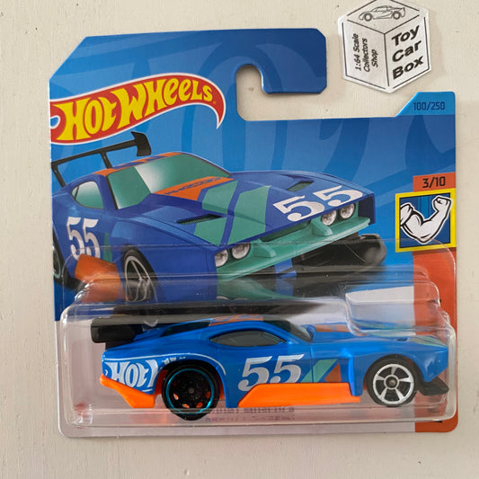 2023 HOT WHEELS #100 - Count Muscula (Blue #3 Muscle Mania - Short Card) A26