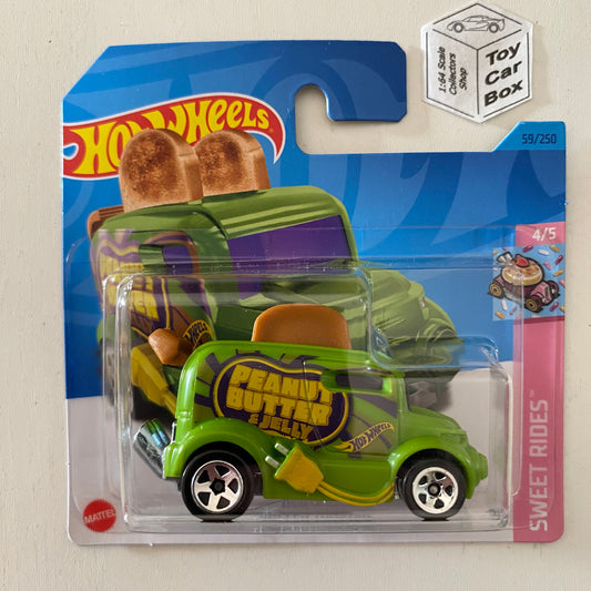 2023 HOT WHEELS #59 - Roller Toaster (Green #4 Sweat Rides - Short Card) A26