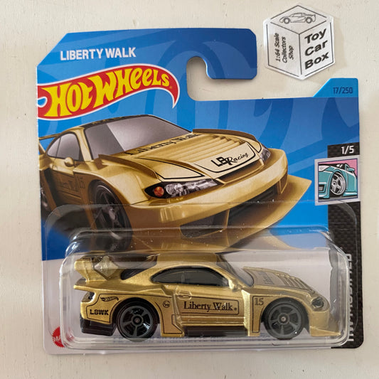 2023 HOT WHEELS #17 - LB Super Silhouette Nissan Silvia S15 (Gold - Short Card) A26