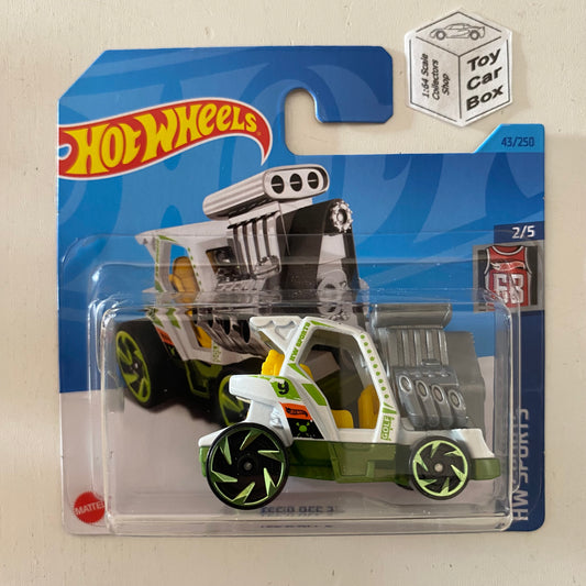 2023 HOT WHEELS #43 - Tee’d Off 2 (White #2 HW Sports - Short Card) A26