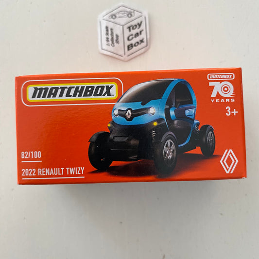 2023 MATCHBOX Power Grab #82 - 2022 Renault Twizy (Blue - Unopened) C29g